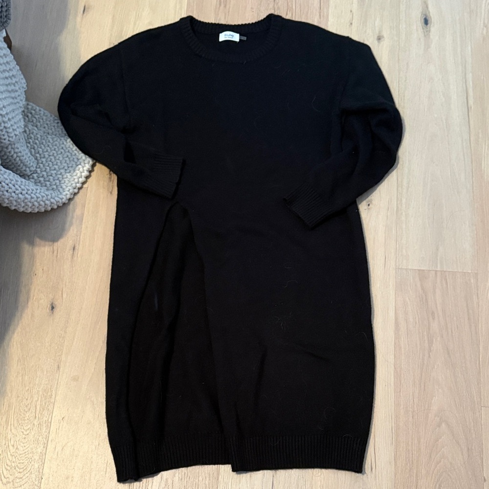 Blue Ivy slit sweater dress